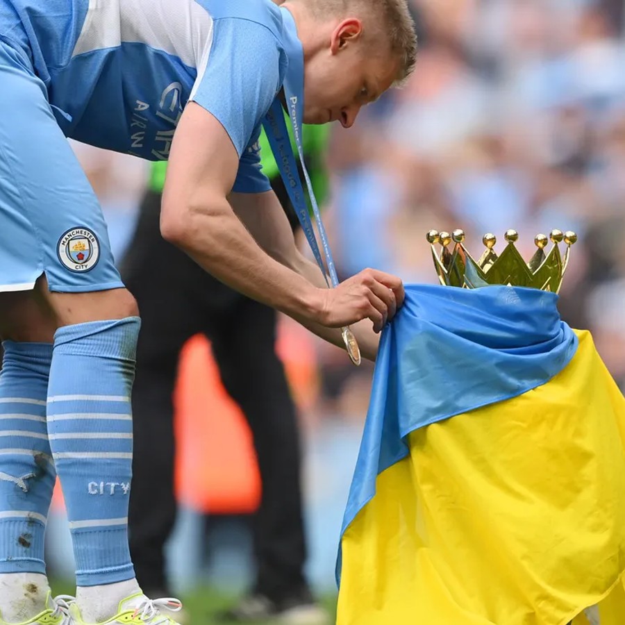 Oleksandr Zinchenko Signed Manchester City Shirts – Imagine