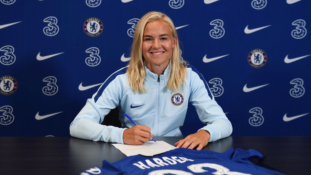 Pernille Harder, Sam Kerr and Fran Kirby - Chelsea Women's