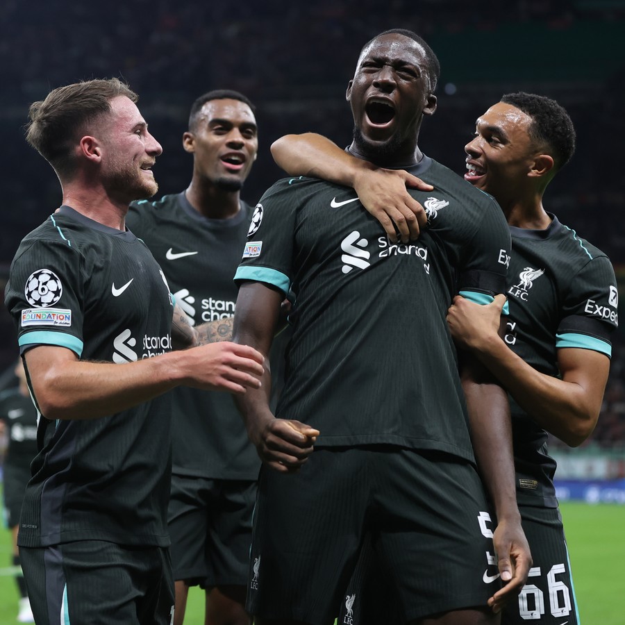 Liverpool complete Champions League comeback against AC Milan as Arne Slot  bounces back from first defeat