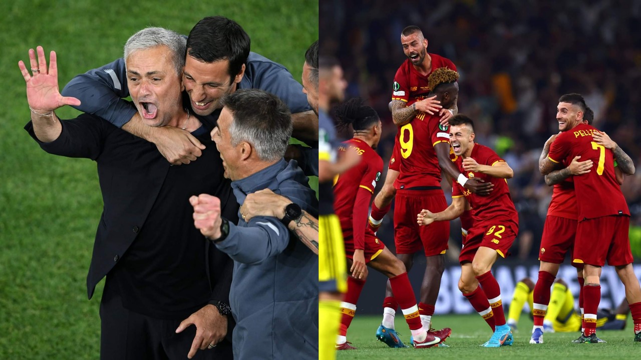 We wrote history,' says emotional Mourinho as Roma wins Conference League  title